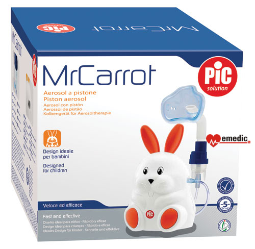 Inhalator dla dzieci PIC Solution Mr Carrot - opakowanie, karton
