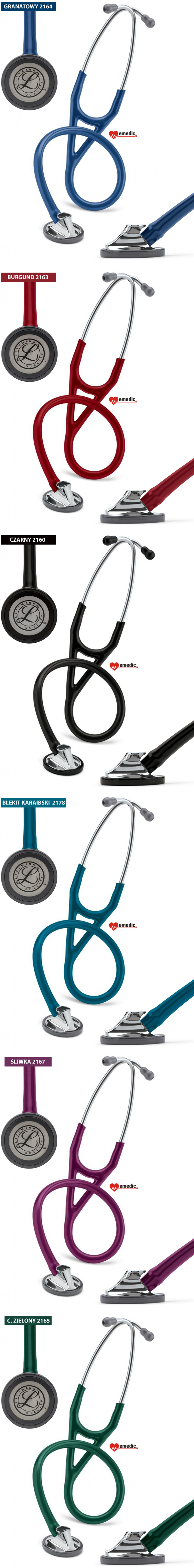 Stetoskop 3M Littmann Master Cardiology - kolorystyka